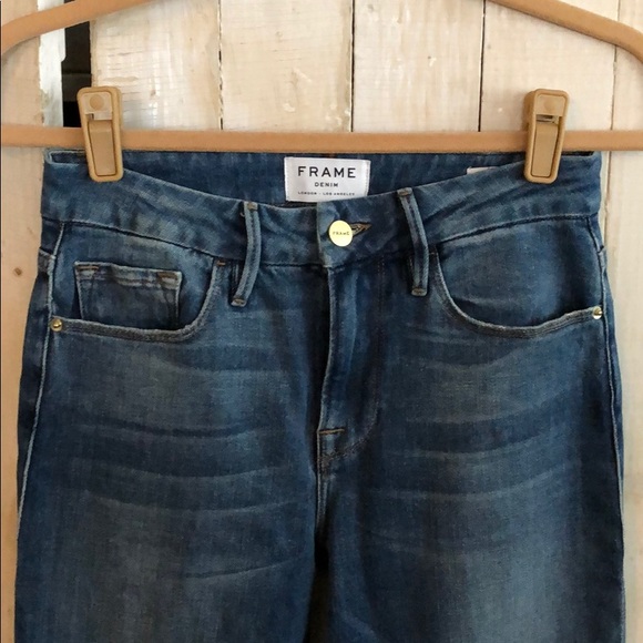 FRAME Le Crop Mini Boot Scallop Jean - Picture 6 of 8